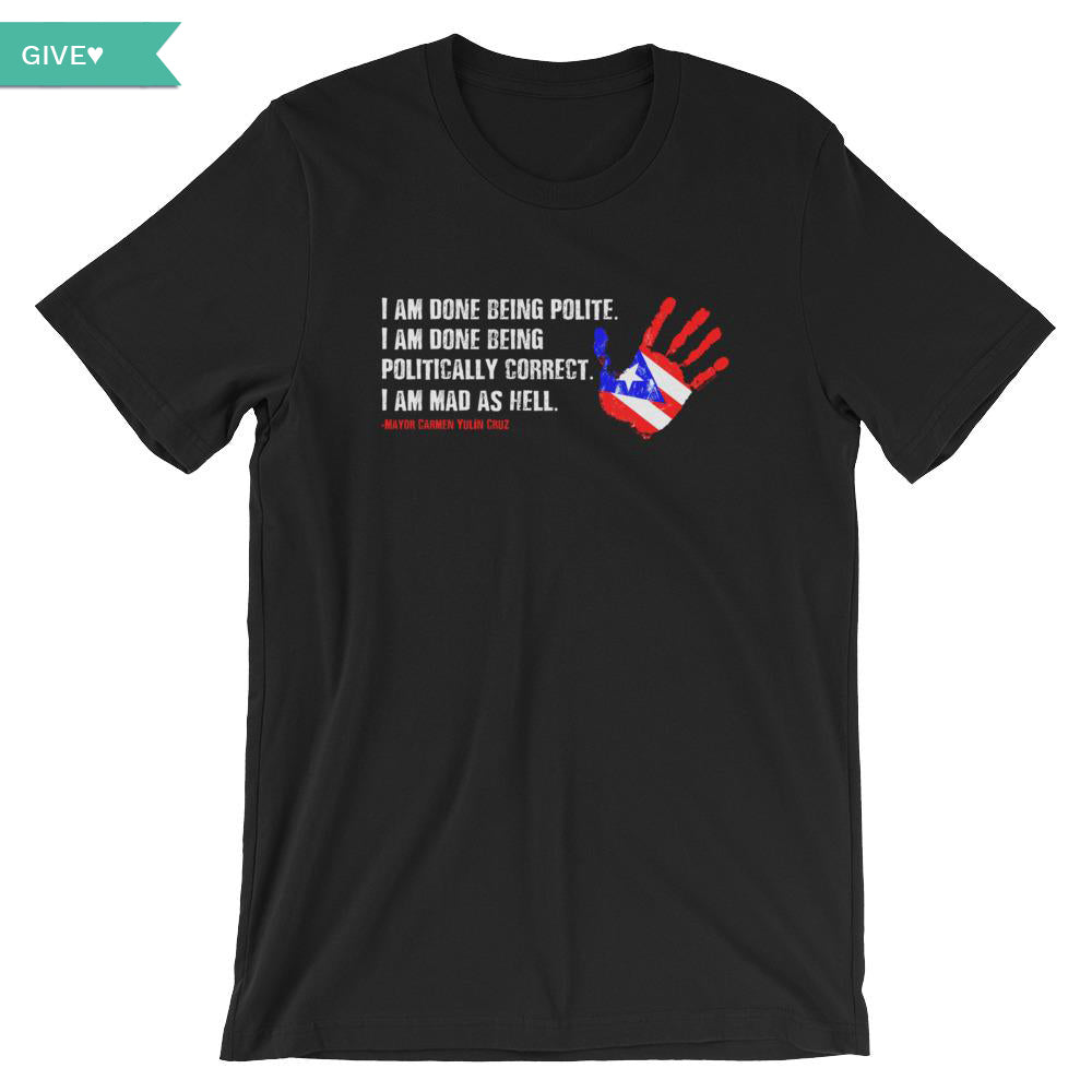 Mayor Carmen Yulín Cruz - Puerto Rico Relief Unisex T-Shirt – HEED