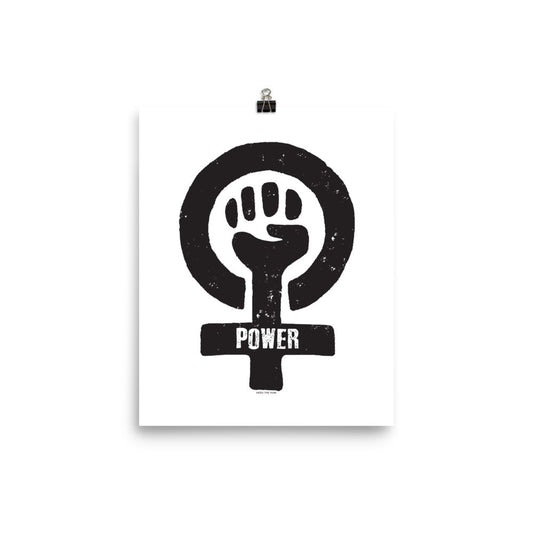 Feminist Power Poster, Poster, HEED THE HUM