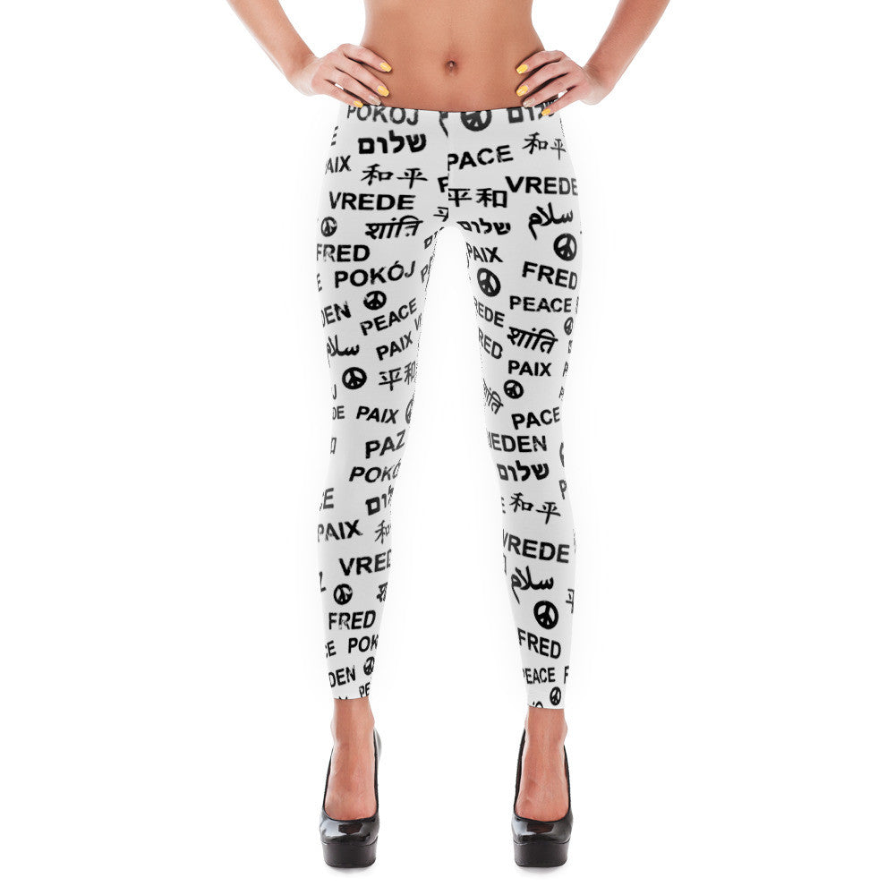 Peace All-over Print Leggings – HEED THE HUM