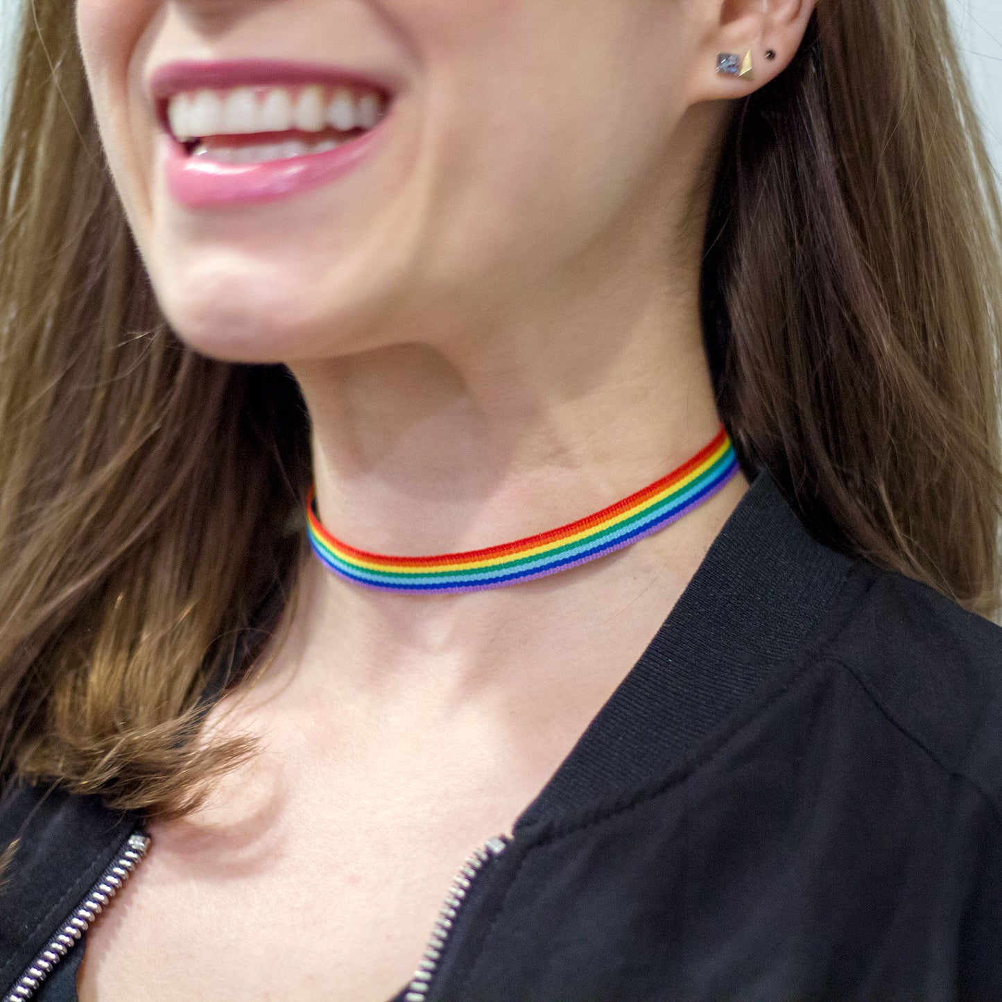 Rainbow Pride choker - LGBTQ Necklace - Jewelry, necklace, HEED THE HUM