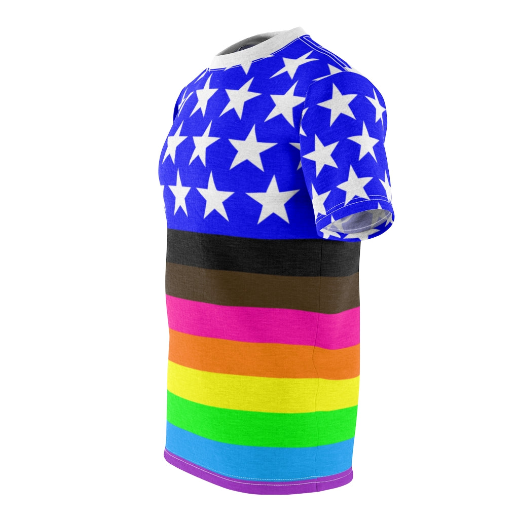 Rainbow Flag Unisex T shirt Tee - LGBTQ PRIDE