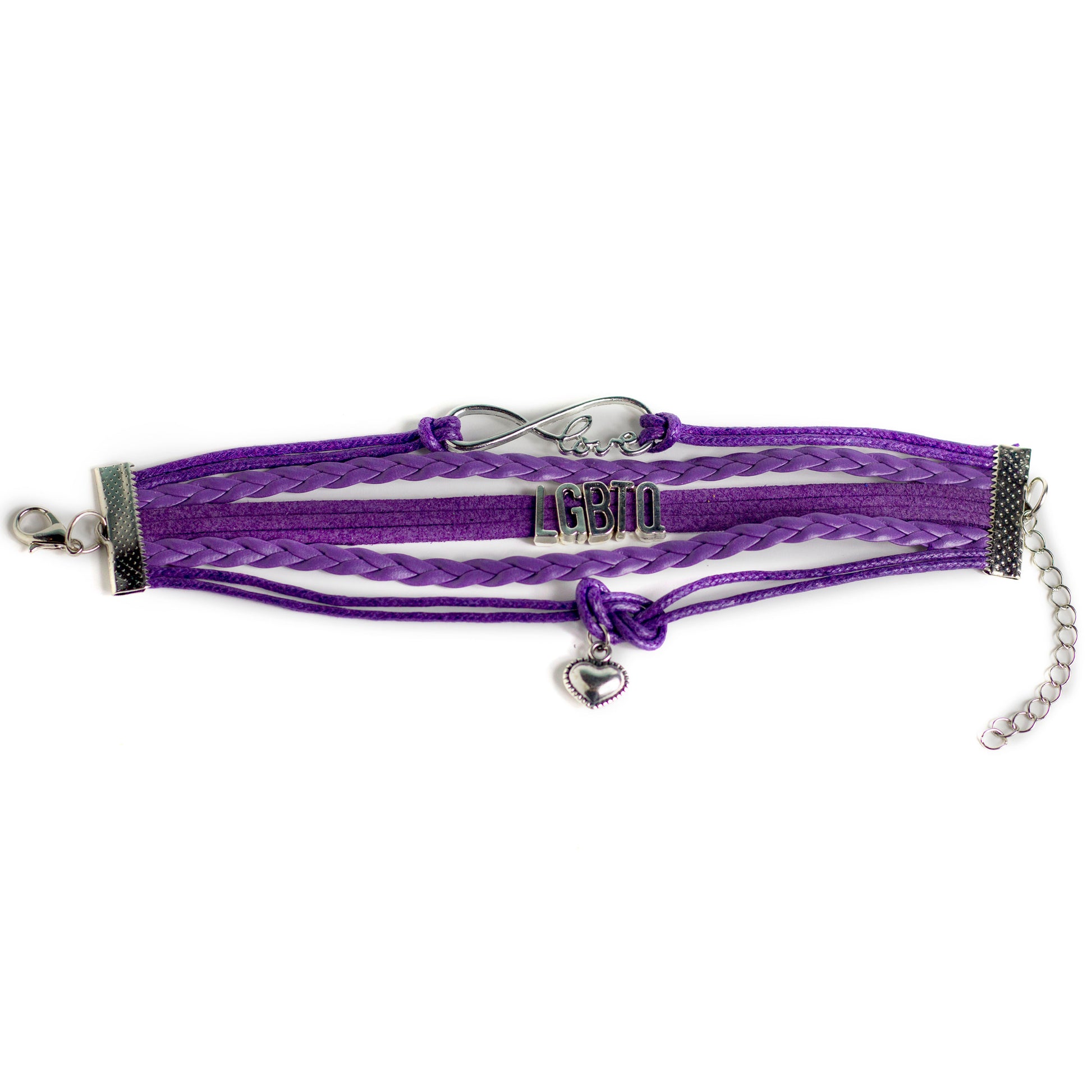 Love LGBTQ (faux) Leather Bracelet, Jewelry, HEED THE HUM