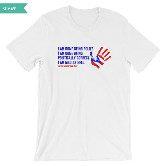 Mayor Carmen Yulín Cruz - Puerto Rico Relief Unisex T-Shirt, Shirts, HEED THE HUM
