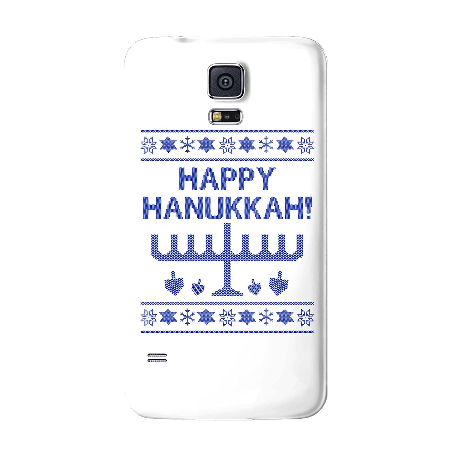 Happy Hanukkah Ugly Christmas Sweater Galaxy Phone Case, Galaxy Cases, HEED THE HUM