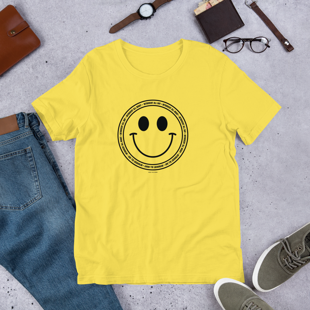 Introvert All Day and Smile Short-Sleeve Unisex T-Shirt, shirt, HEED THE HUM
