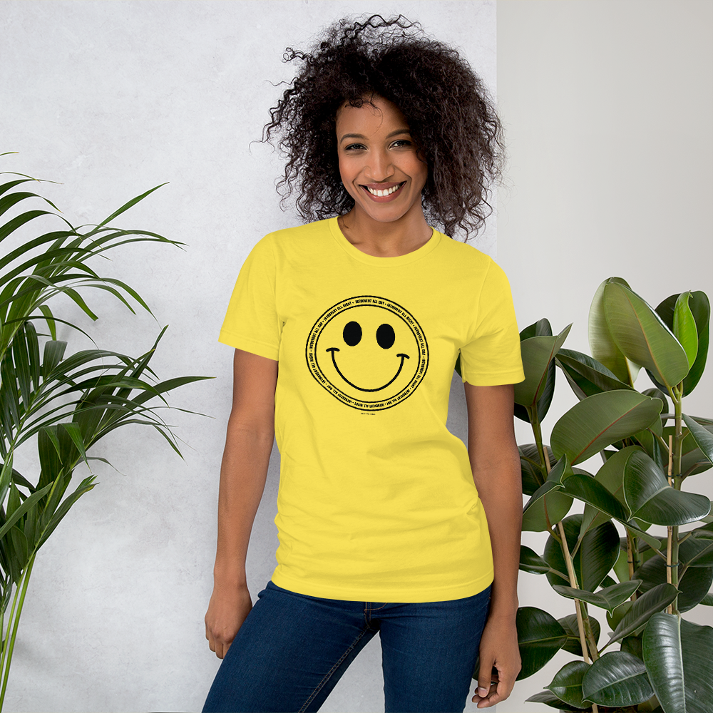 Introvert All Day and Smile Short-Sleeve Unisex T-Shirt, shirt, HEED THE HUM