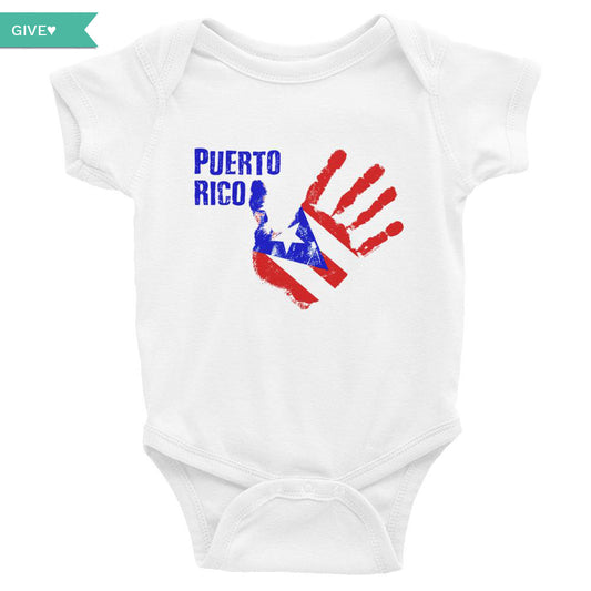 Puerto Rico Relief Infant Bodysuit Onesie, Infant, HEED THE HUM