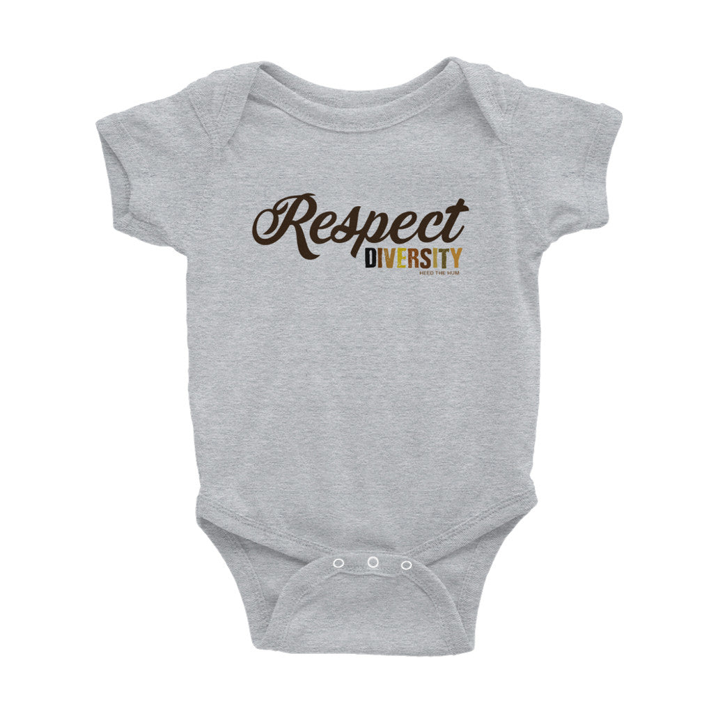 Respect Diversity Infant Bodysuit, Baby, HEED THE HUM