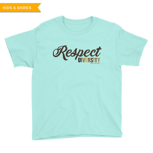 Respect Diversity Unisex Youth Kids T-Shirt, Shirts, HEED THE HUM