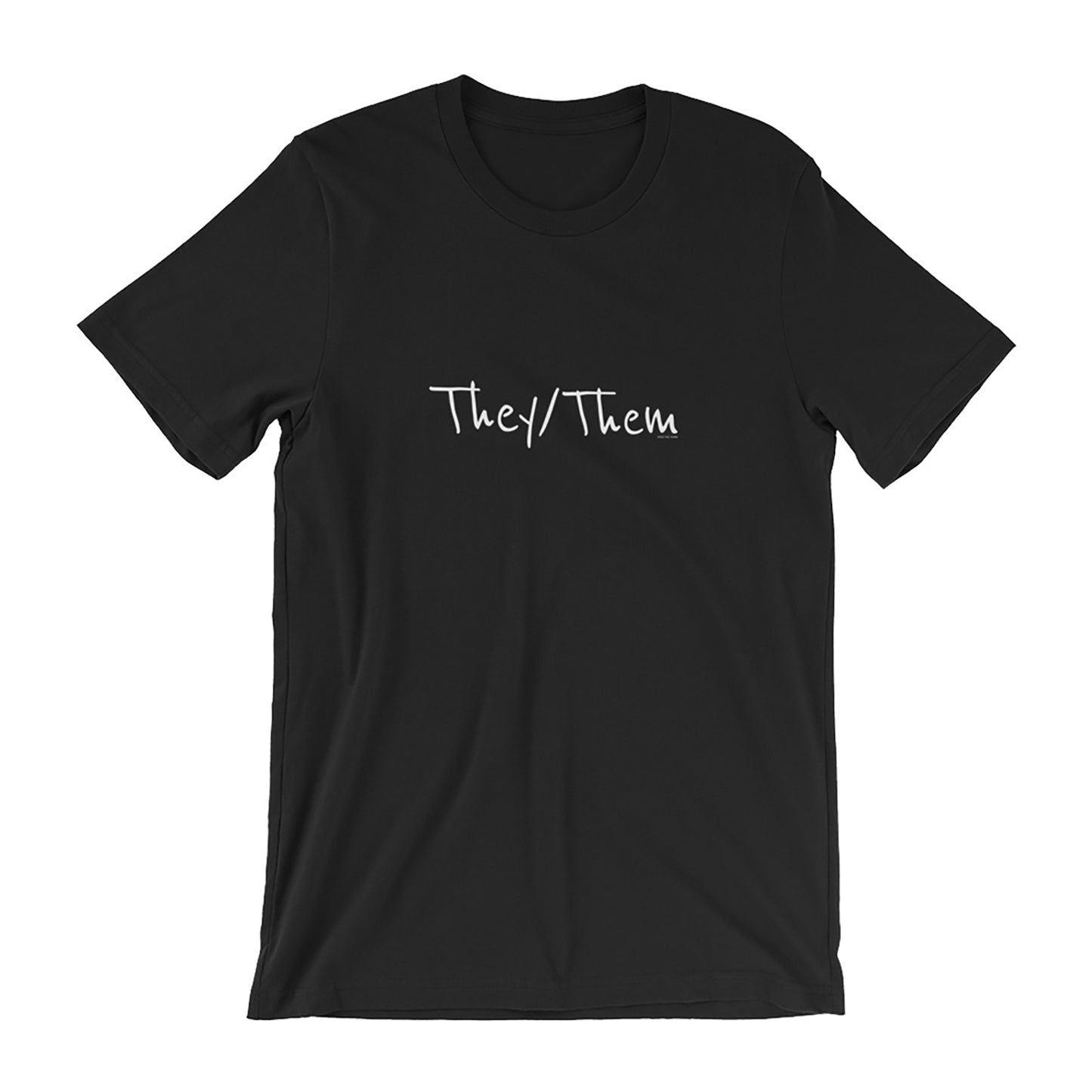 They/them Black Short-Sleeve Unisex T-Shirt, Shirt, HEED THE HUM