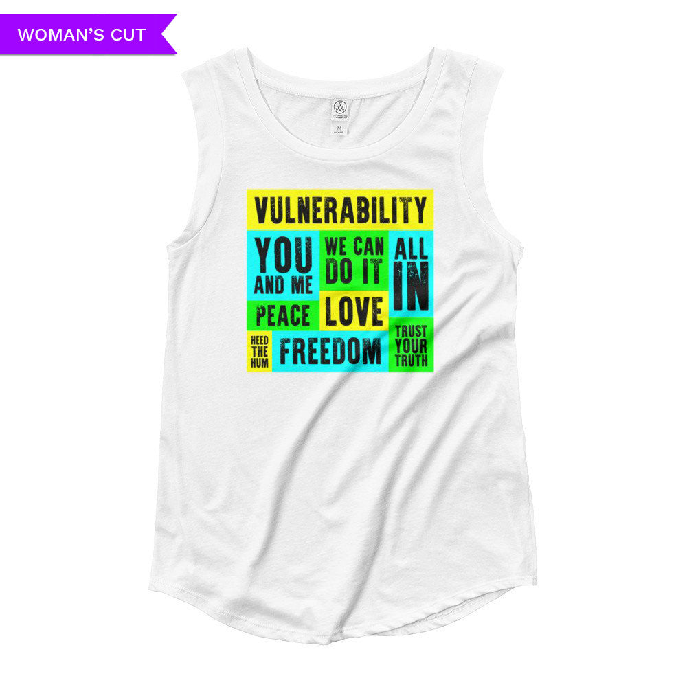Vulnerability Woman's Cut Tank Top, Shirts, HEED THE HUM