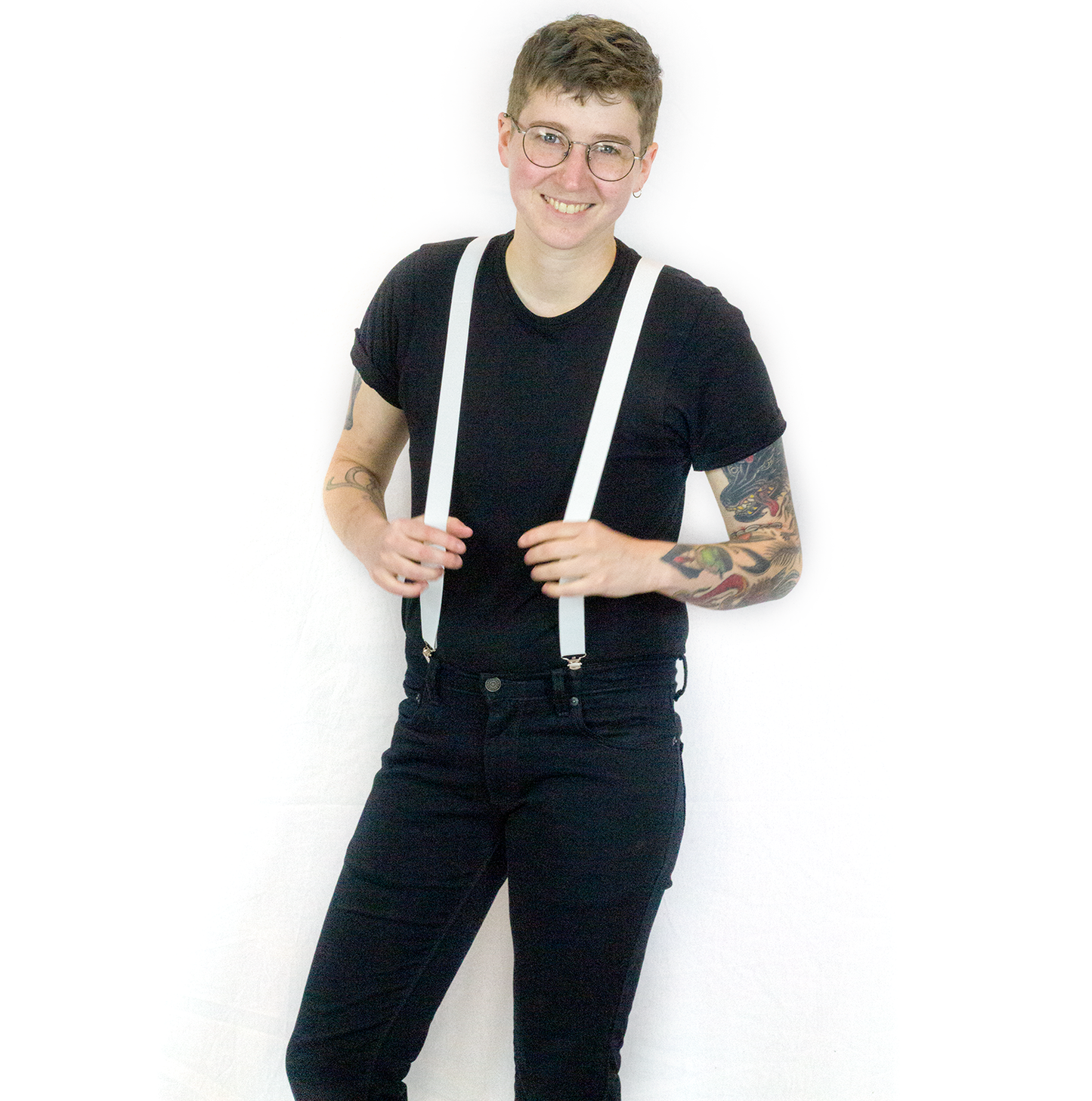 Everyday Suspenders - Unisex (black, blue, neon, white), suspenders, HEED THE HUM