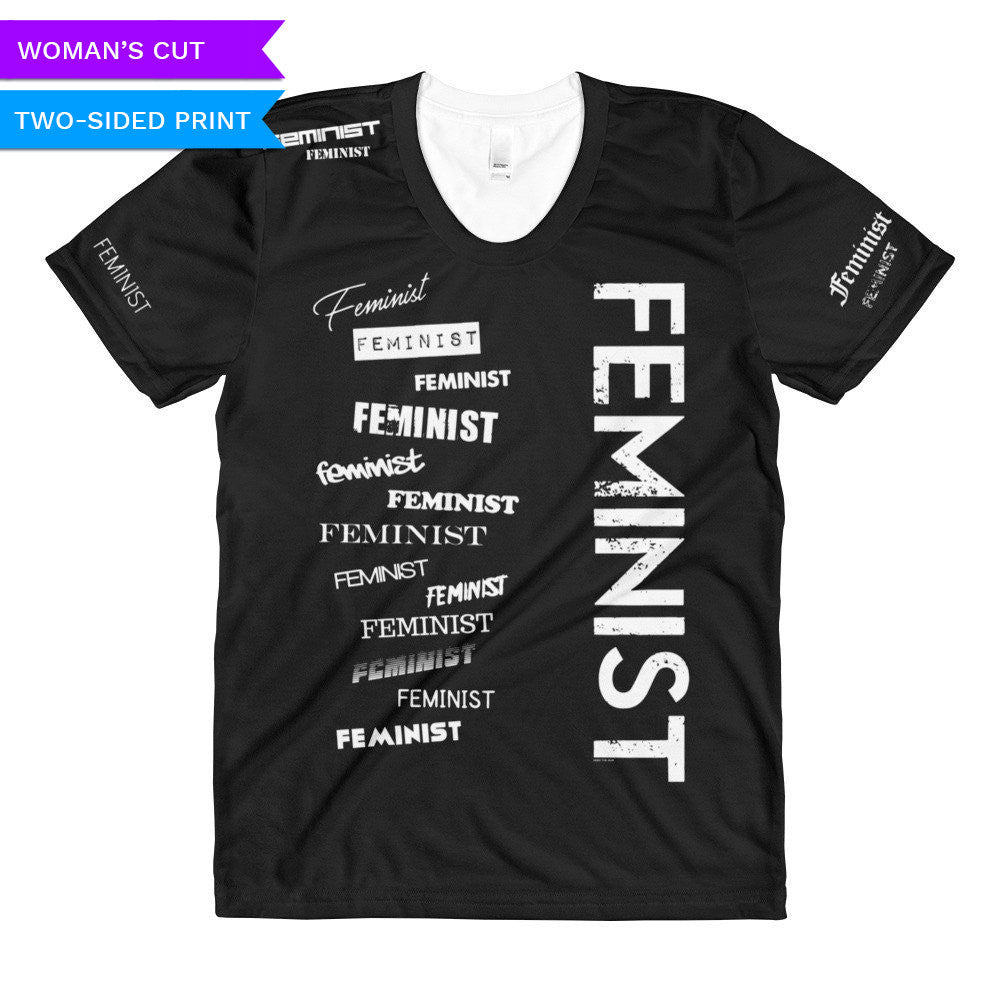 Feminist T-shirt - Woman's Cut (double sided), Shirts, HEED THE HUM