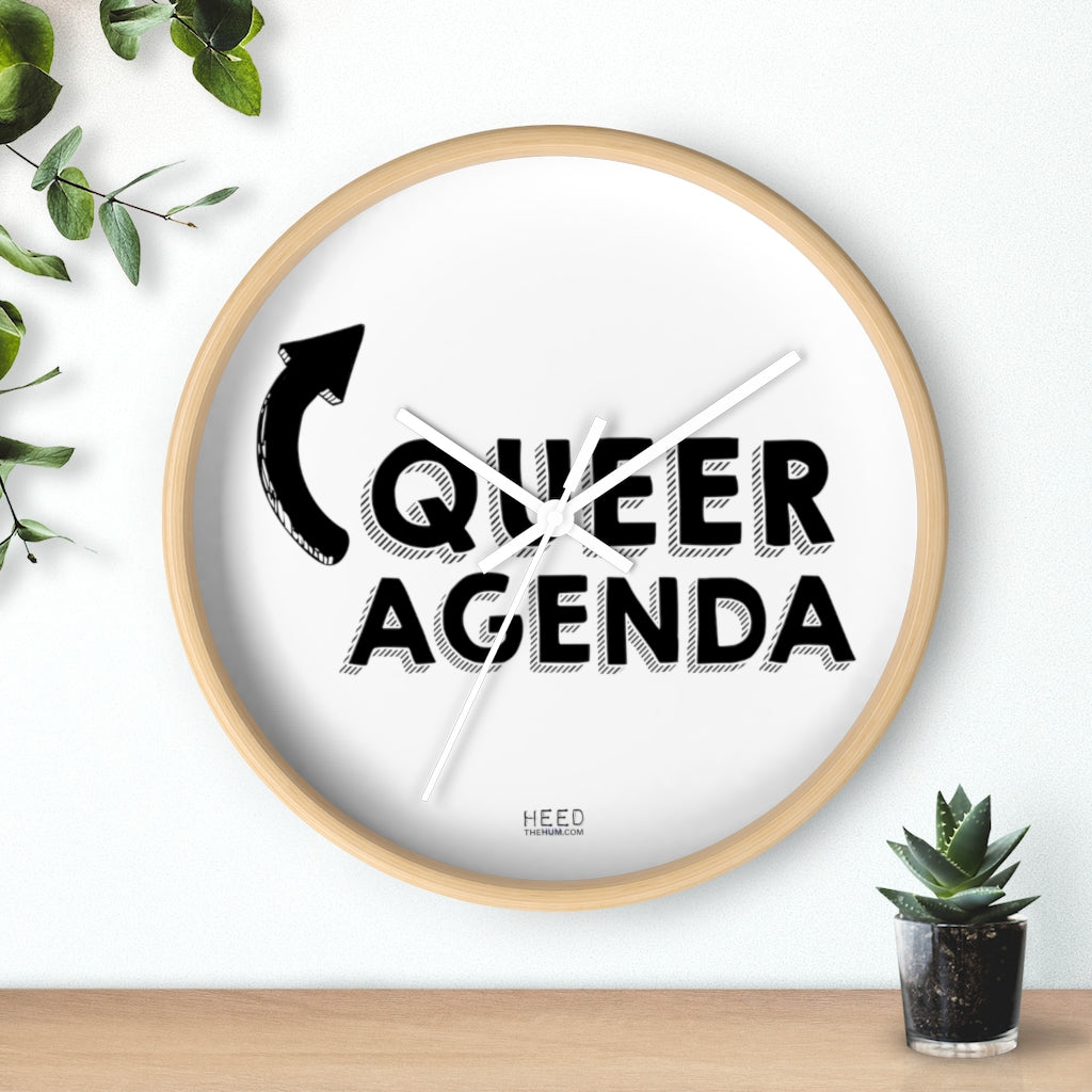 Queer Agenda Pride Wall clock
