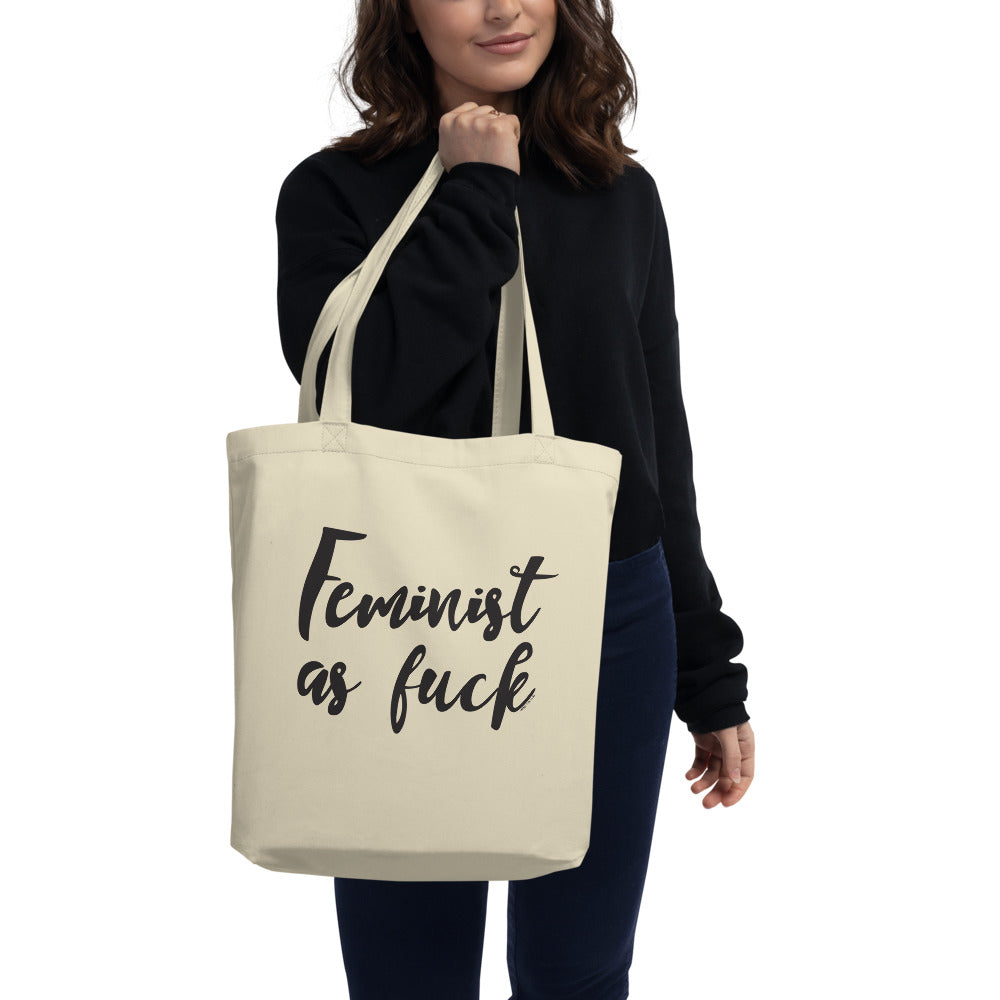 Feminist As Fuck Tote bag