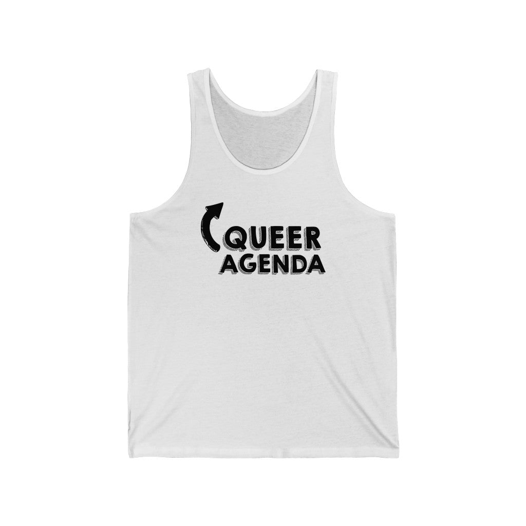 Queer agenda Pride Unisex Jersey Tank