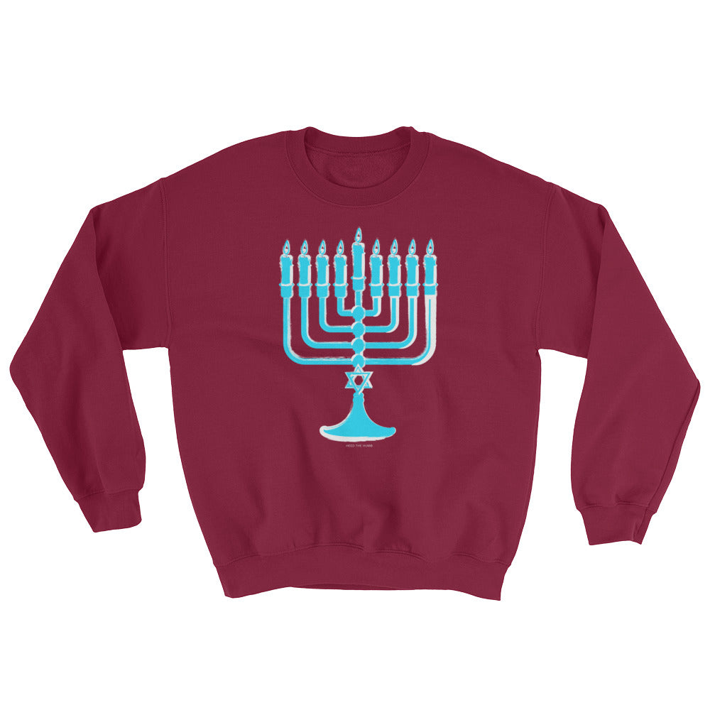 Chanukah Menorah Graphic Sweatshirt - Unisex, Sweatshirt, HEED THE HUM