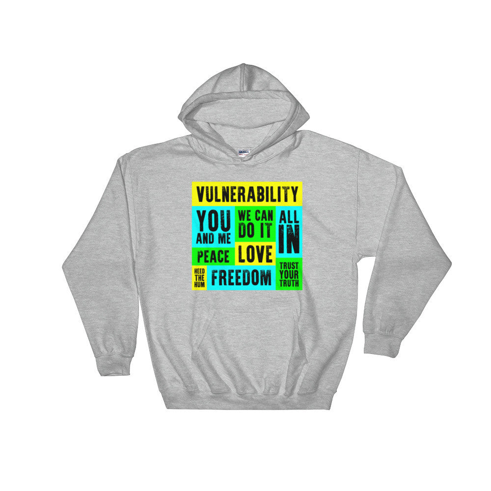 Vulnerability Hooded Unisex Sweatshirt, Sweatshirt, HEED THE HUM