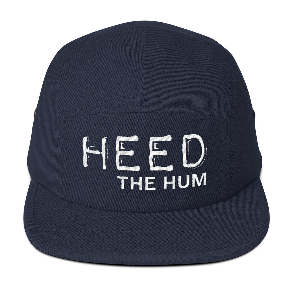 Heed The Hum Five Panel Cap Hat, Hats, HEED THE HUM
