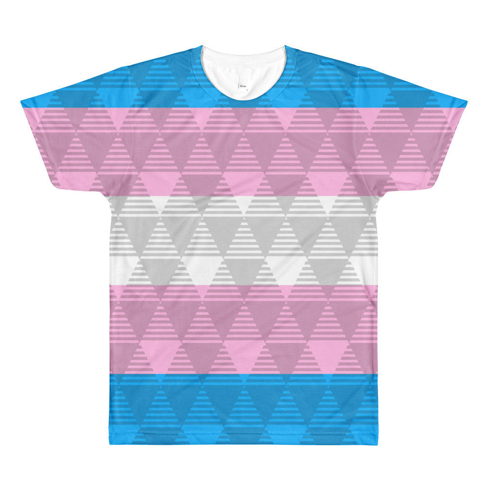 Trans Pride Flag Unisex T-shirt (one sided), Shirts, HEED THE HUM