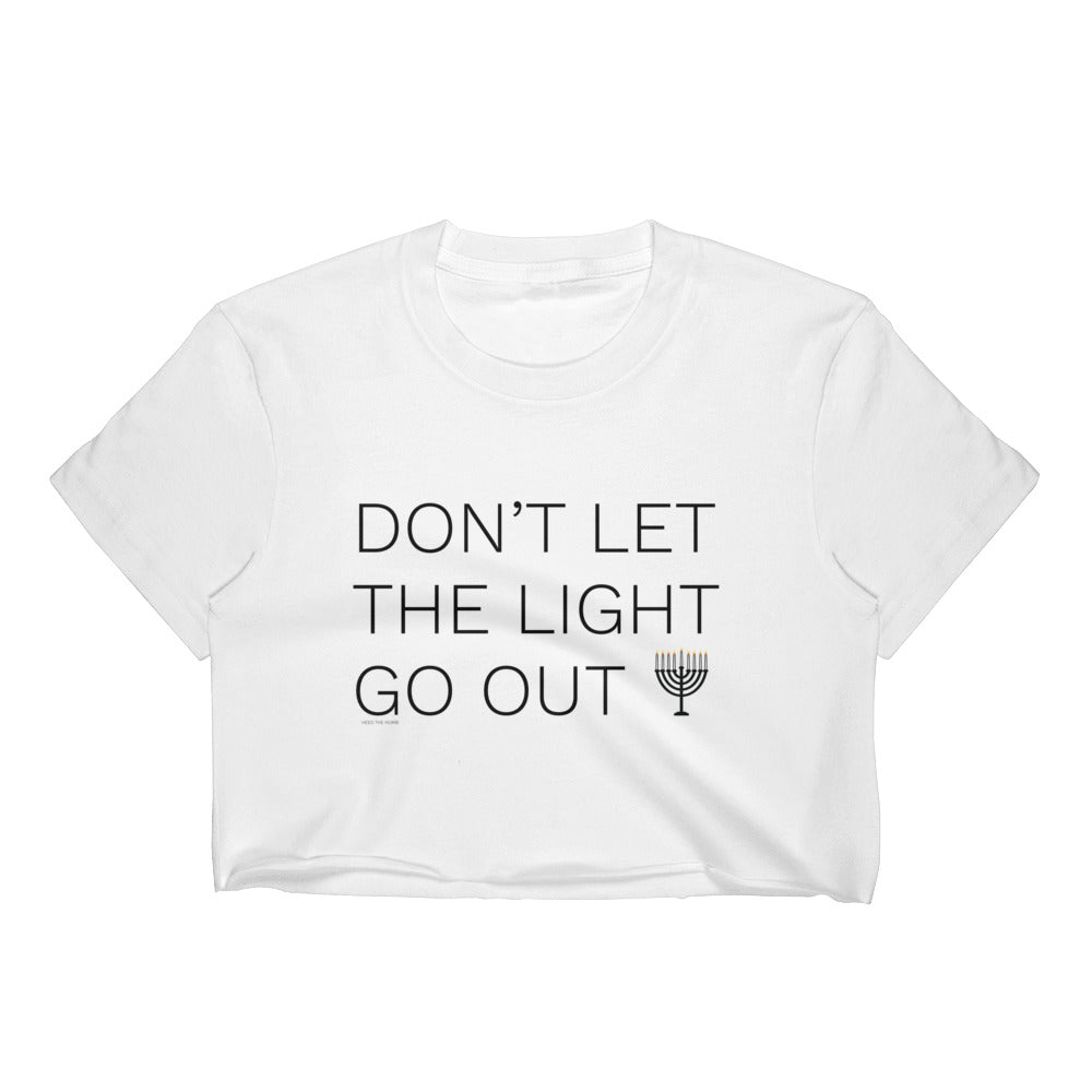 Don't Let The Light Go Out Crop Top, Shirts, HEED THE HUM