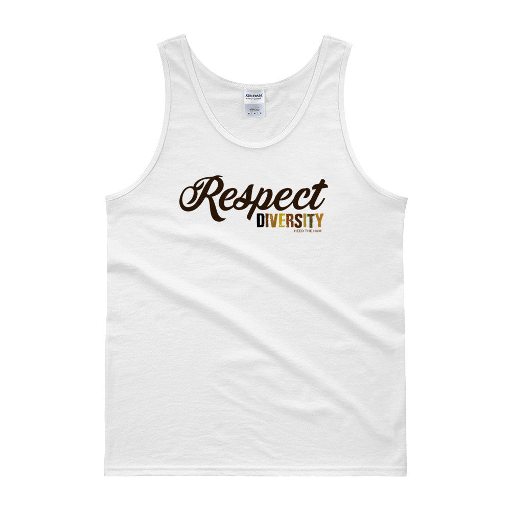 Respect Diversity Unisex Tank Top, Shirts, HEED THE HUM