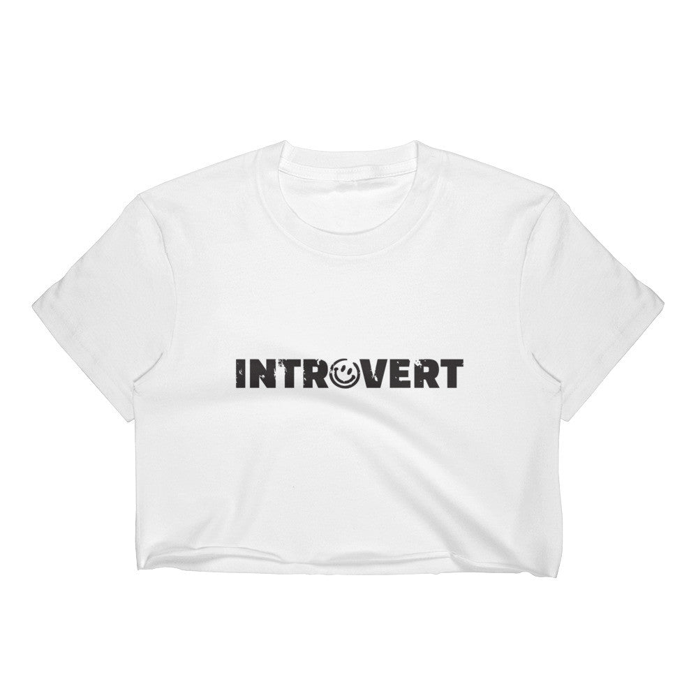 Introvert Crop Top, Shirts, HEED THE HUM