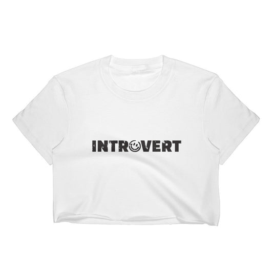 Introvert Crop Top, Shirts, HEED THE HUM