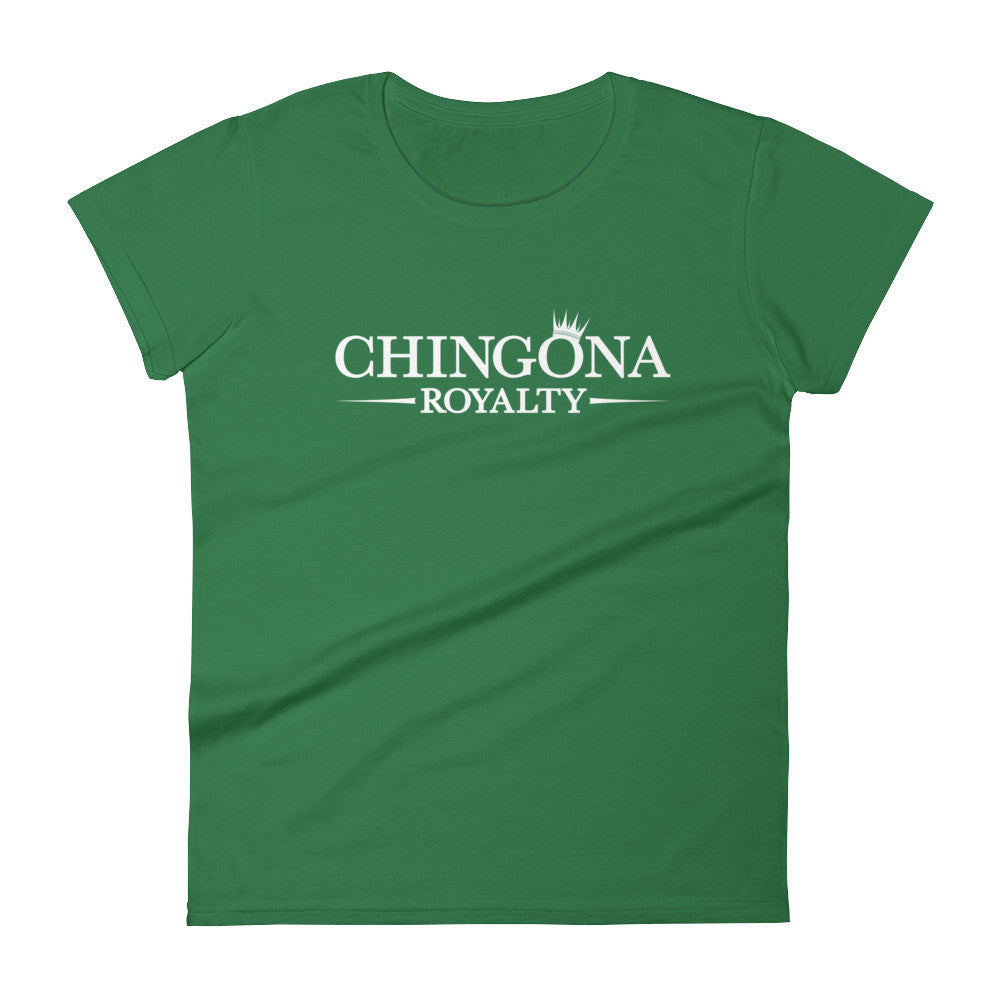 Chingona Royalty Woman's Cut T-shirt, Shirts, HEED THE HUM