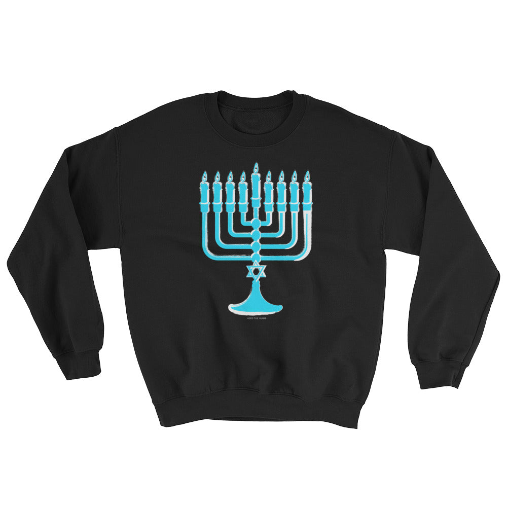Chanukah Menorah Graphic Sweatshirt - Unisex, Sweatshirt, HEED THE HUM