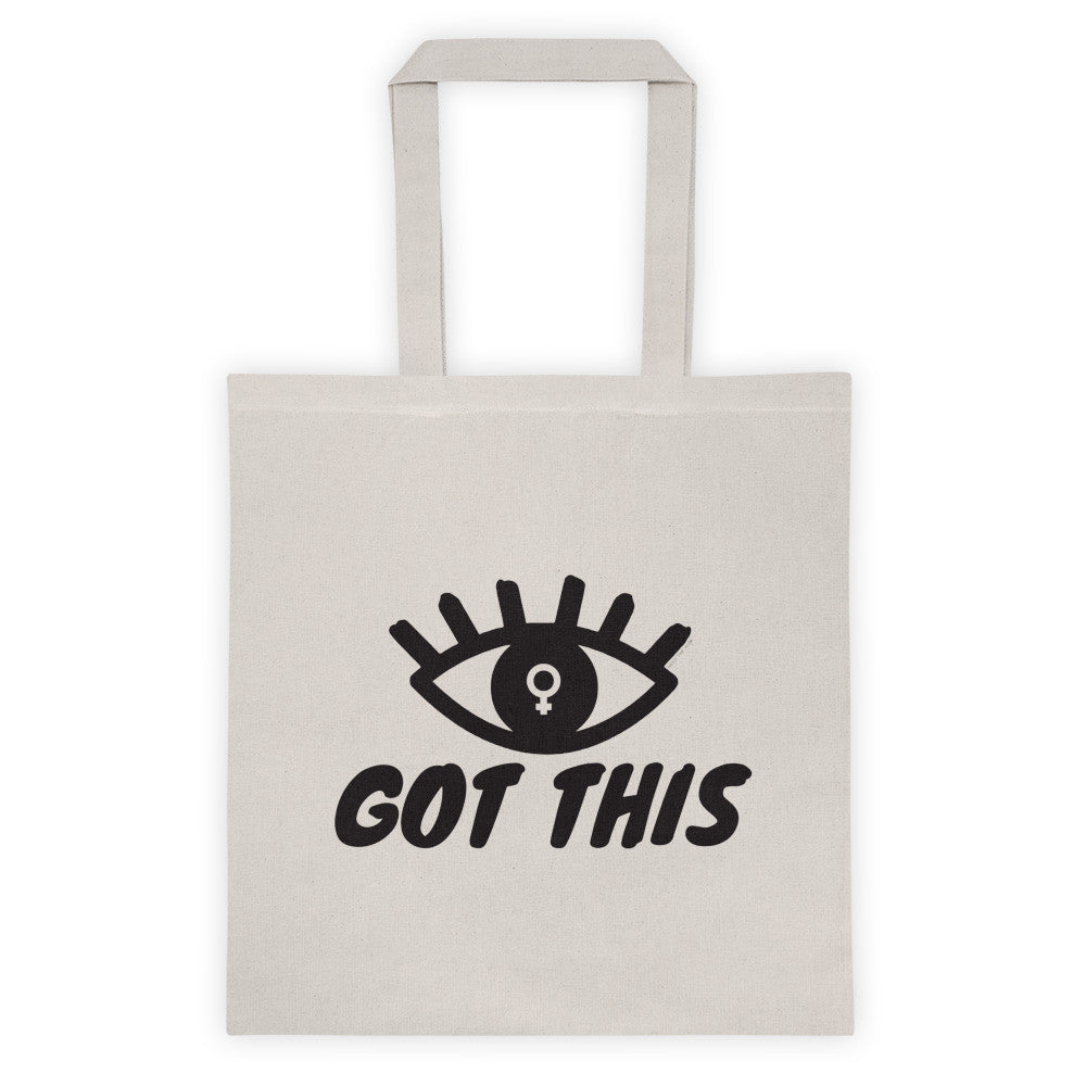 Eye Got This Feminist Tote bag, Tote Bag, HEED THE HUM