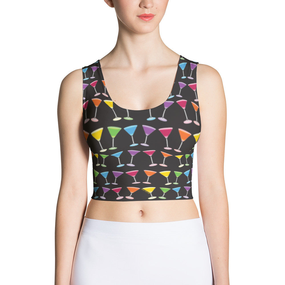 Martini Pride Party Cut & Sew Crop Top, Shirts, HEED THE HUM