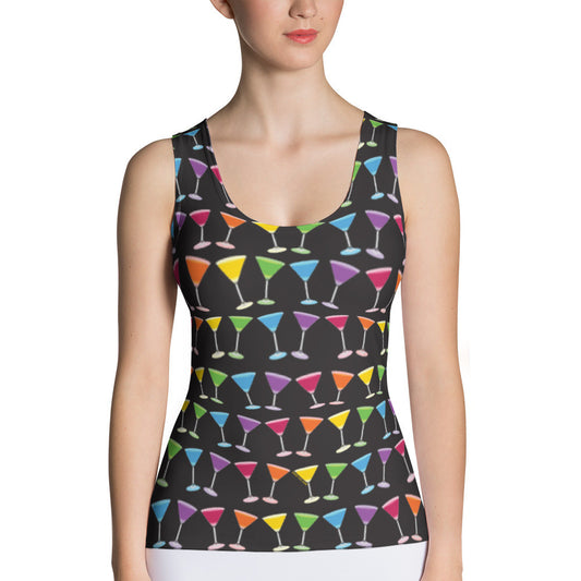 Martini Pride Party Cut & Sew Tank Top, Shirts, HEED THE HUM