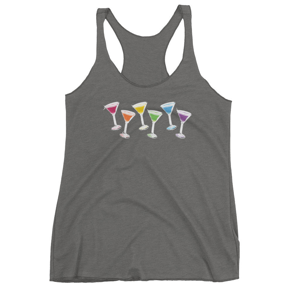 Martini Pride party Woman's Cut Tank Top, Shirts, HEED THE HUM