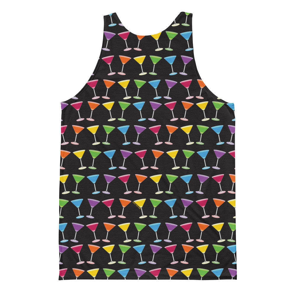 Martini Pride Party Unisex (double sided) Tank Top, Shirts, HEED THE HUM