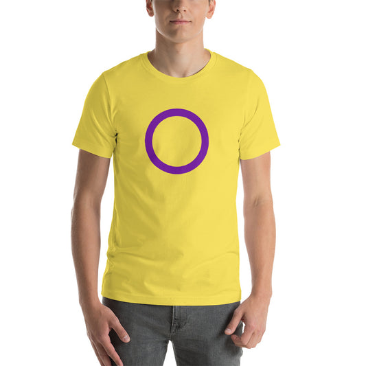 Intersex Pride Short-Sleeve Unisex T-Shirt, Shirts, HEED THE HUM