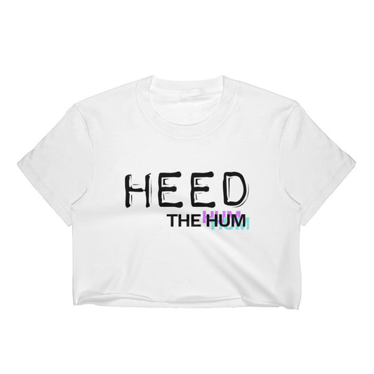 Heed The Hum Logo Crop Top, Shirts, HEED THE HUM