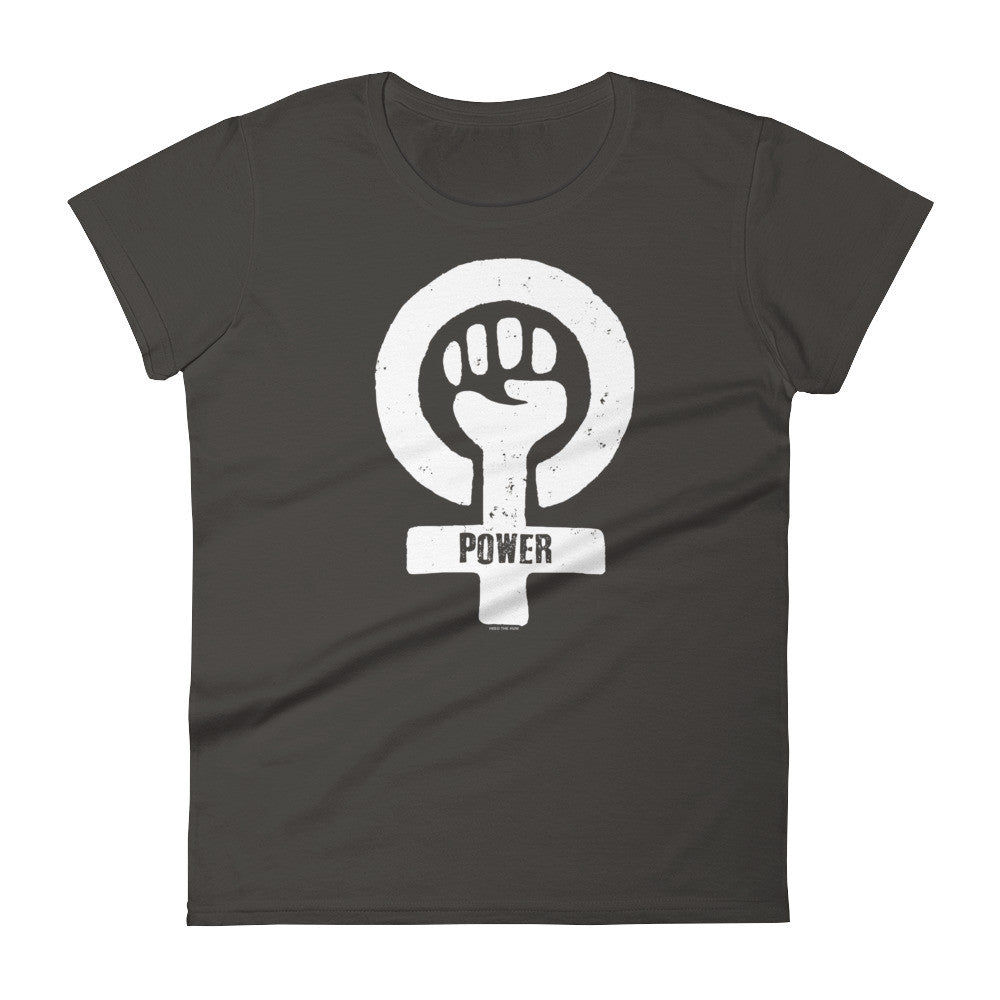 Feminist Power Woman's Cut T-shirt, Shirts, HEED THE HUM