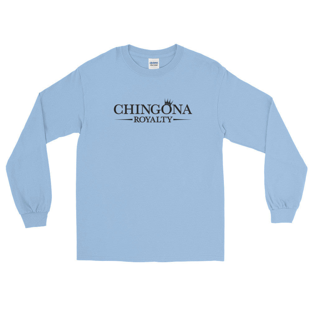 Chingona Royalty Unisex Long Sleeve Shirt, Shirts, HEED THE HUM