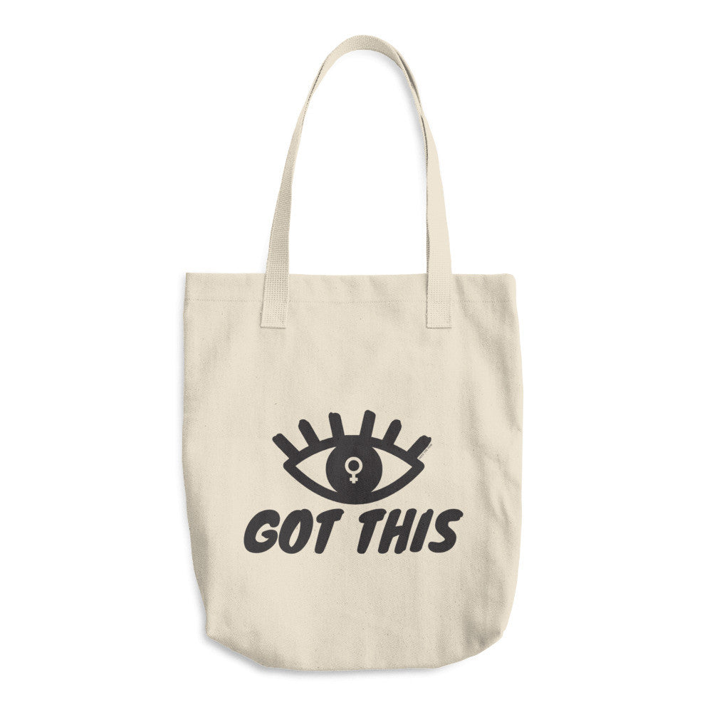 Eye Got This Feminist 13 oz Tote Bag, Tote Bag, HEED THE HUM