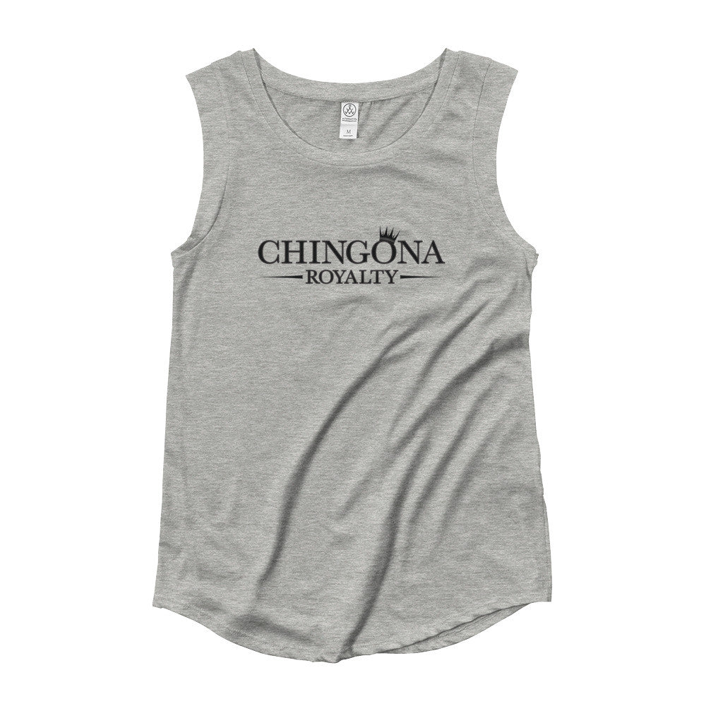 Chingona Royalty Woman's Cut Shirt, Shirts, HEED THE HUM