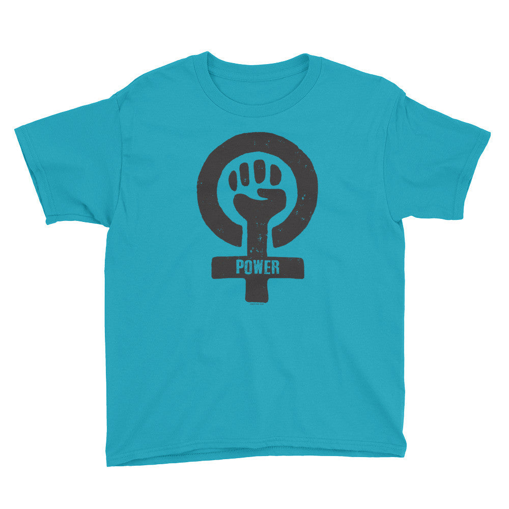 Feminist Power Youth T-Shirt, Kids, HEED THE HUM