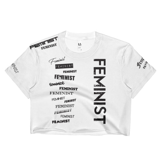 Feminist Crop Top, Shirts, HEED THE HUM