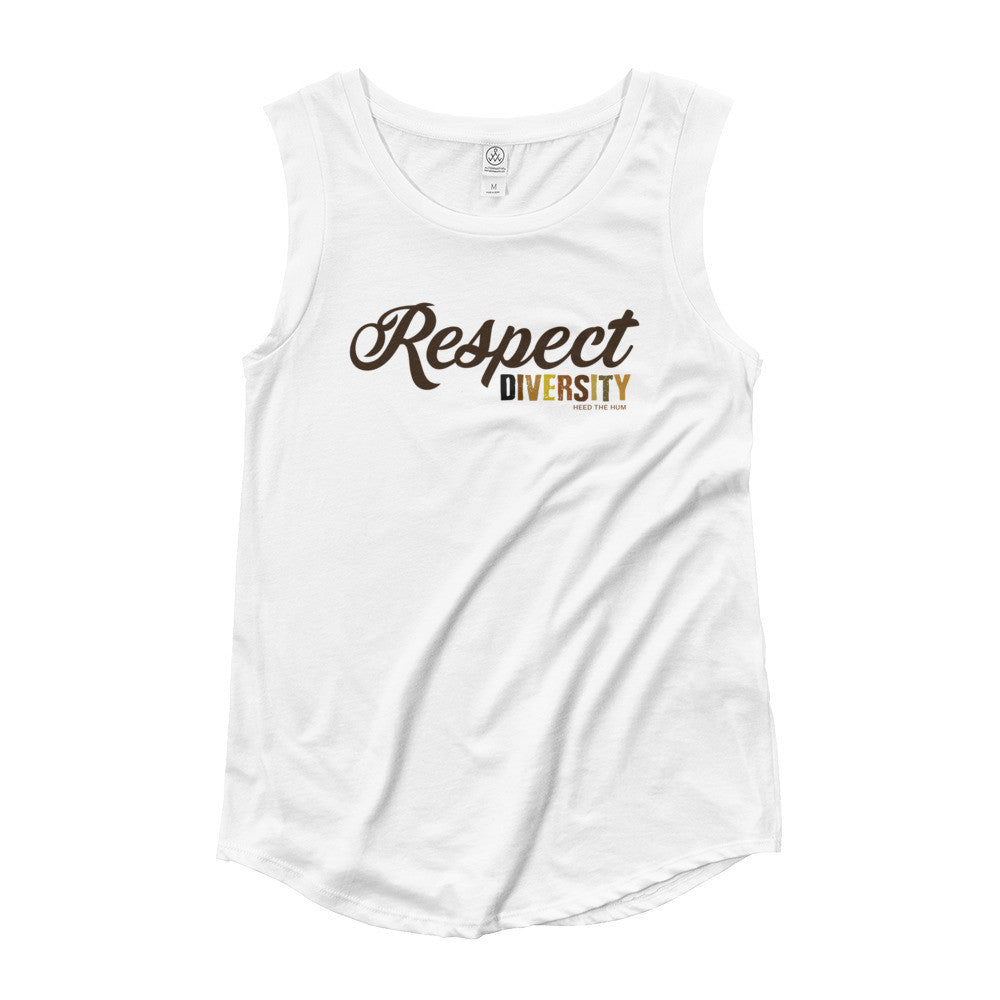 Respect Diversity Woman's Cut Tank Top, Shirts, HEED THE HUM