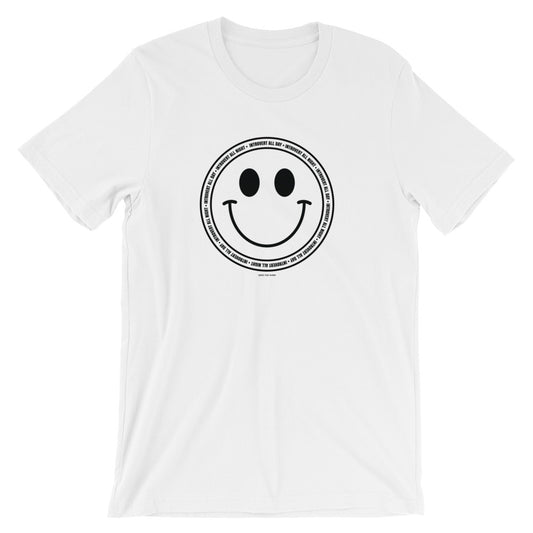 Introvert All Day and Smile Short-Sleeve Unisex T-Shirt, shirt, HEED THE HUM