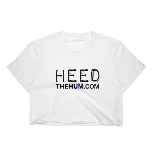 HEED THE HUM Logo Crop Top, Shirt, HEED THE HUM