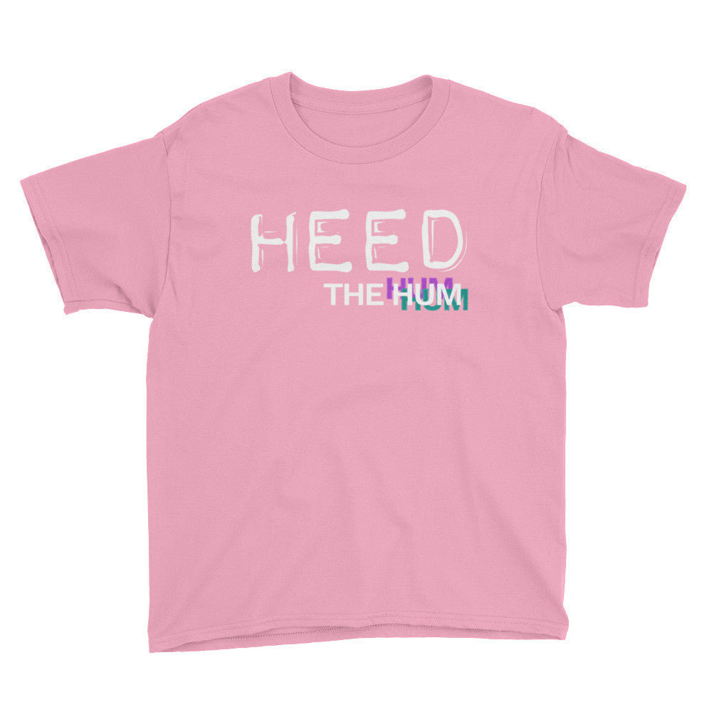 Heed The Hum Logo Youth T-Shirt, Shirts, HEED THE HUM