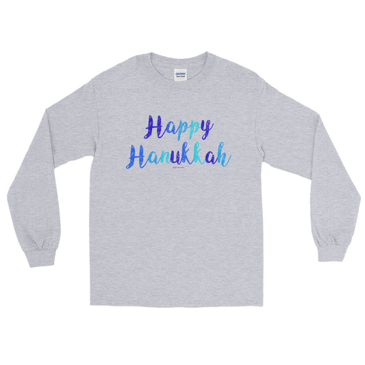 Happy Hanukkah Long Sleeve Unisex T-Shirt, Shirt, HEED THE HUM