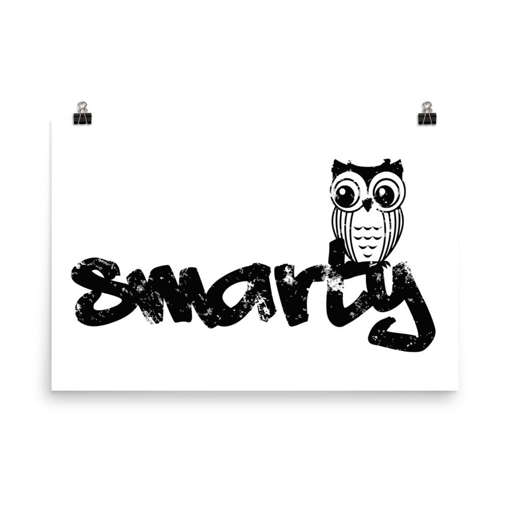 Smarty Smart Owl Poster, Poster, HEED THE HUM