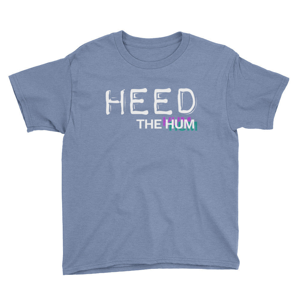 Heed The Hum Logo Youth T-Shirt, Shirts, HEED THE HUM